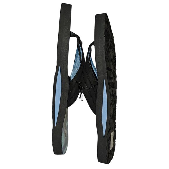 Quiksilver Men's FlipFlops Sz 9 Blue/Black Beach Surf Thong NWT AQ7722-001 - Picture 3 of 6